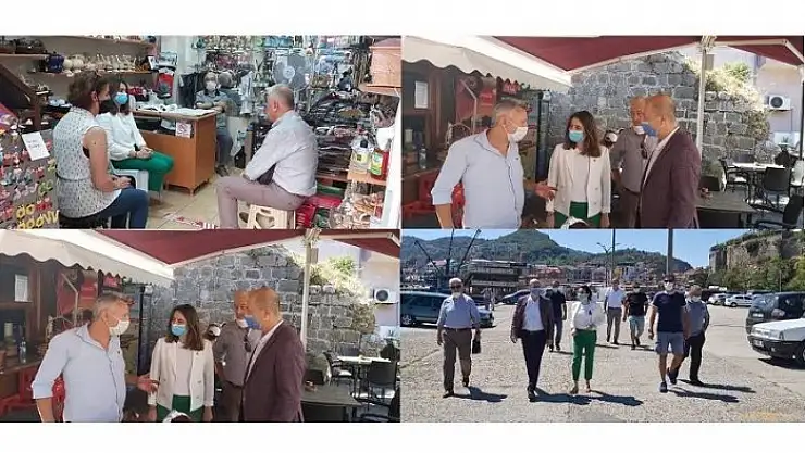 MİLLETVEKİLİ BANKOĞLU AMASRA ESNAFLARIYLA BULUŞTU