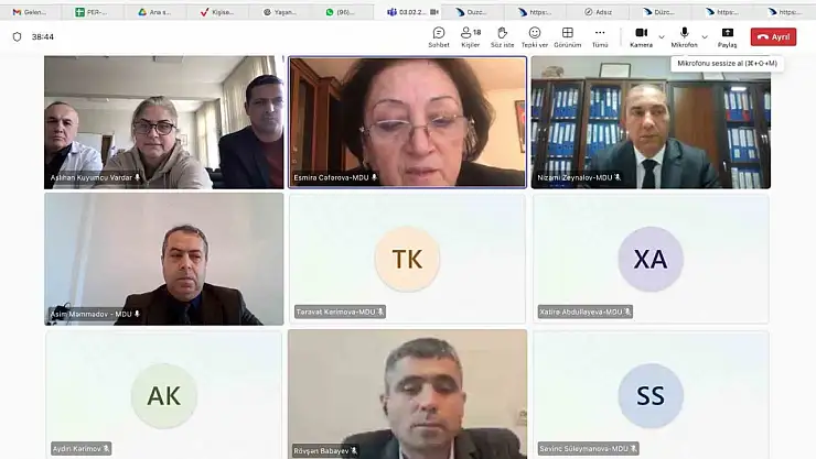 Mingeçevir Devlet Üniversitesi'yle işbirliği