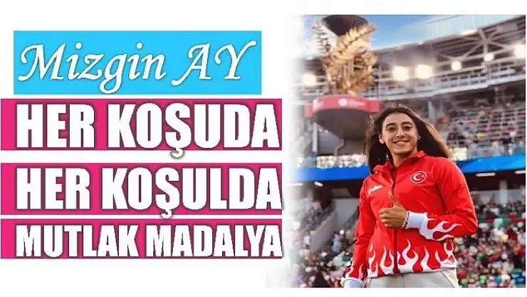 MİZGİN AY BU KEZ GÜMÜŞ MADALYANIN SAHİBİ OLDU