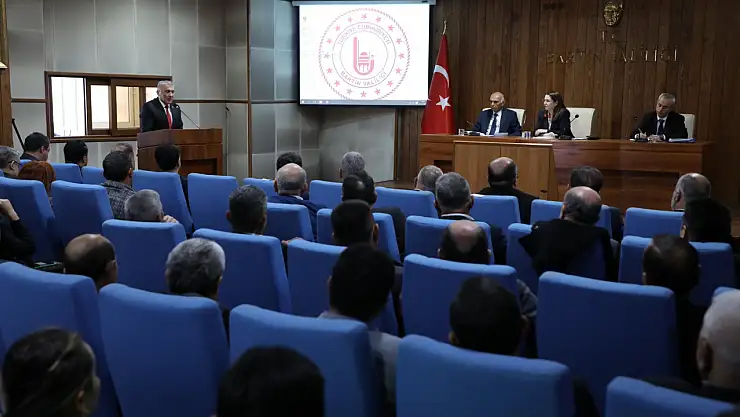 Muhtarlar toplantısı yapıldı