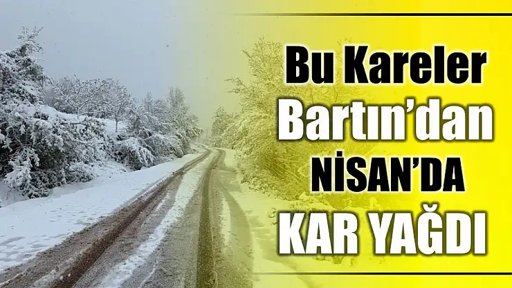 Nisan'da 10 cm kar