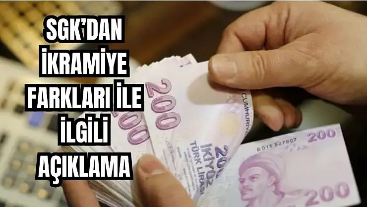 Ödeme tarihi belli oldu