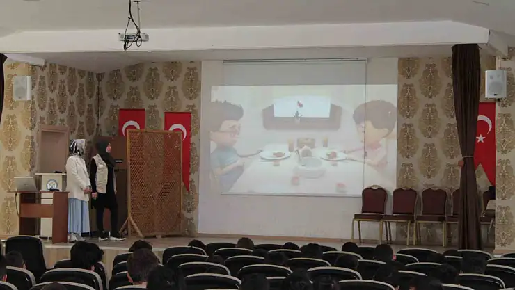 Öğrencilere gıda kaybı ve israf anlatıldı