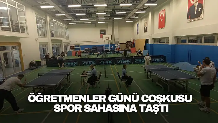 Öğretmenler Günü Coşkusu Spor Sahasına Taştı