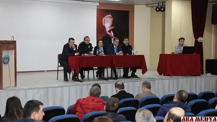 Okullarda Güvenli Eğitim Toplantısı yapıldı