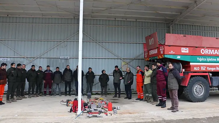 Önce eğitim sonra ekipman tanıtımı yapıldı