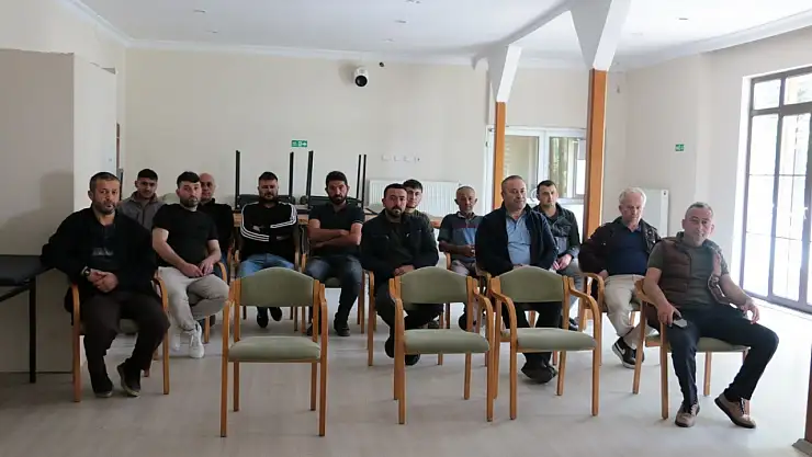 Orman gönüllülerine yangın eğitimi