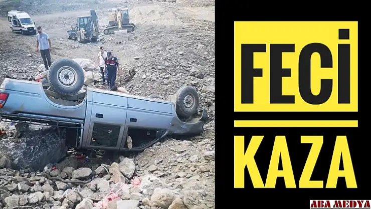 Ormandan dönen ekip kaza geçirdi
