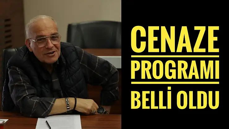 Özek'in cenaze programı belli oldu