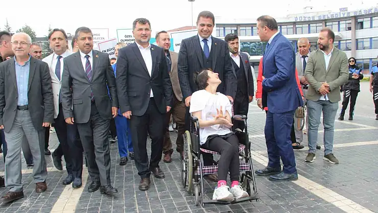 Özel öğrencilerin gösterisi büyük ilgi gördü