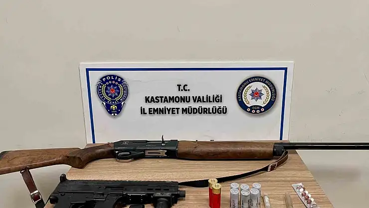 Polisin durdurduğu araçtan