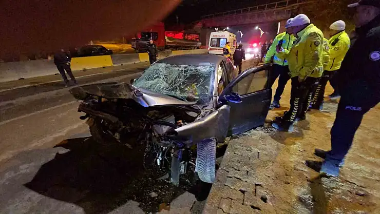 Polisten kaçan alkollü sürücü kaza yapınca yakalandı