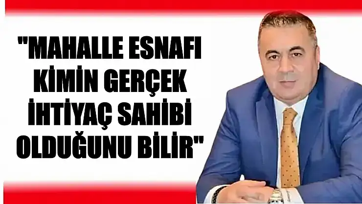 'Ramazan'da yardımlar amacına ulaşmalı'
