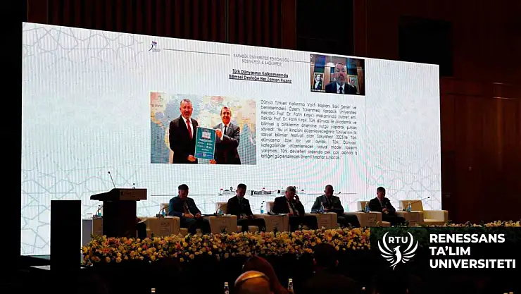 Rektör Kırışık, KBÜ'nün uluslararası akademik vizyonunu dünyaya tanıttı