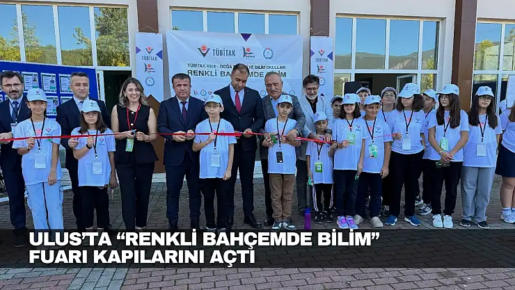 Renkli Bahçemde Bilim Fuarı Kapılarını Açtı