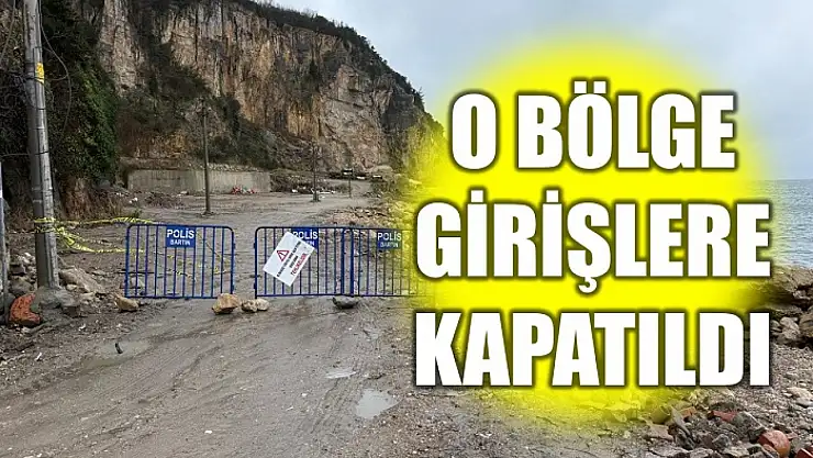 Sağanak yağışlar heyelana neden olmuştu