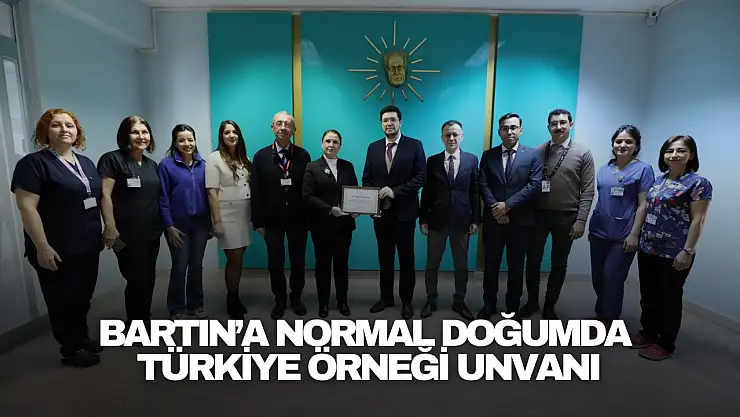 Sağlık Bakanlığından Teşekkür Belgesi