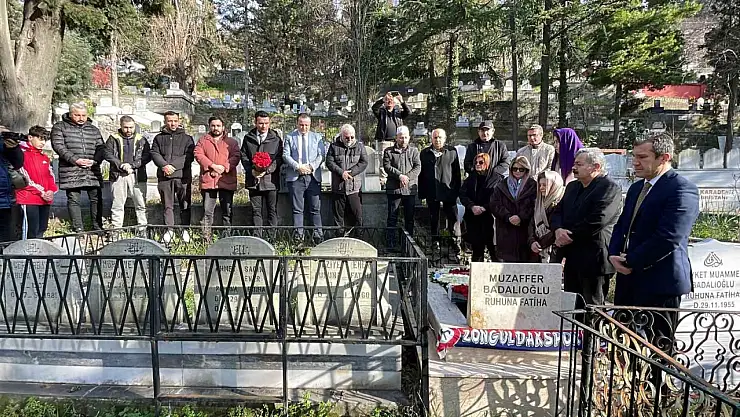 Samsunsporlu eski futbolcu Muzaffer Badalıoğlu, Zonguldak'ta anıldı
