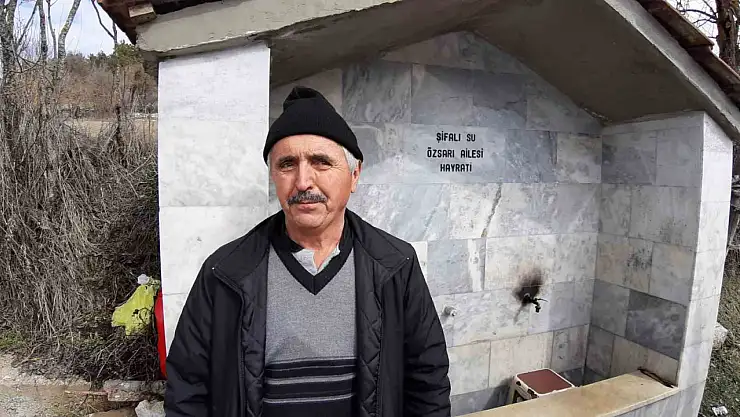 Şifalı olduğu iddia edilen suya yoğun ilgi