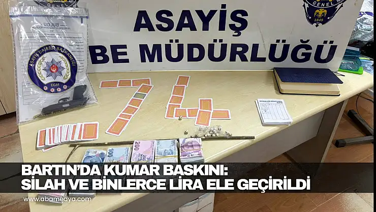 Silah ve Binlerce Lira Ele Geçirildi