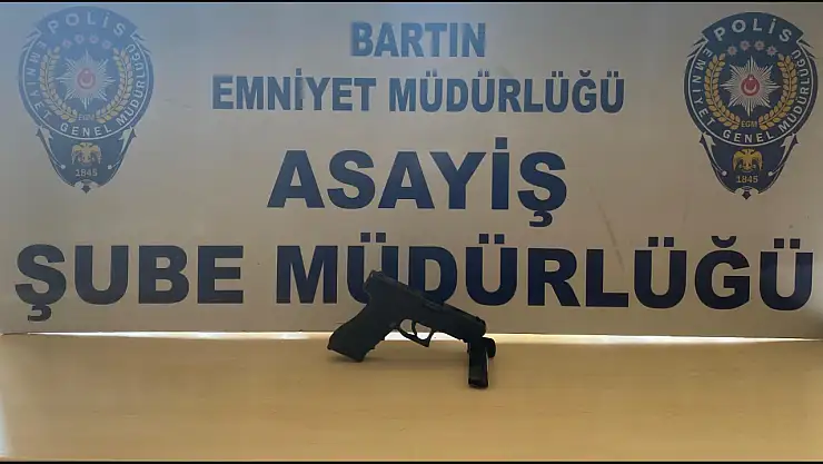 Silahla havaya sıktı Polis yakaladı