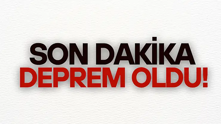 Silivri Açıklarında Deprem