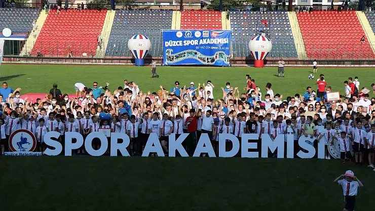 Spor şehri Düzce'nin yükselen yıldızı spor akademisi