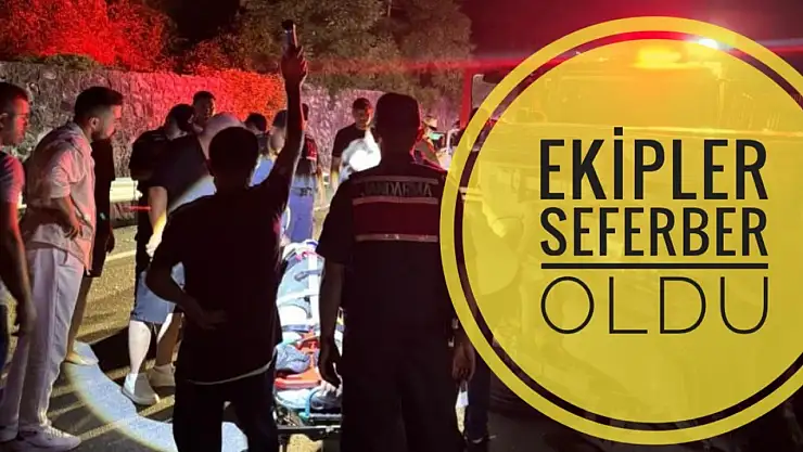 Sürücü bariyerle araç arasına sıkıştı