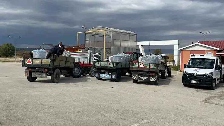 Süt soğutma tankları hak sahiplerine teslim edildi