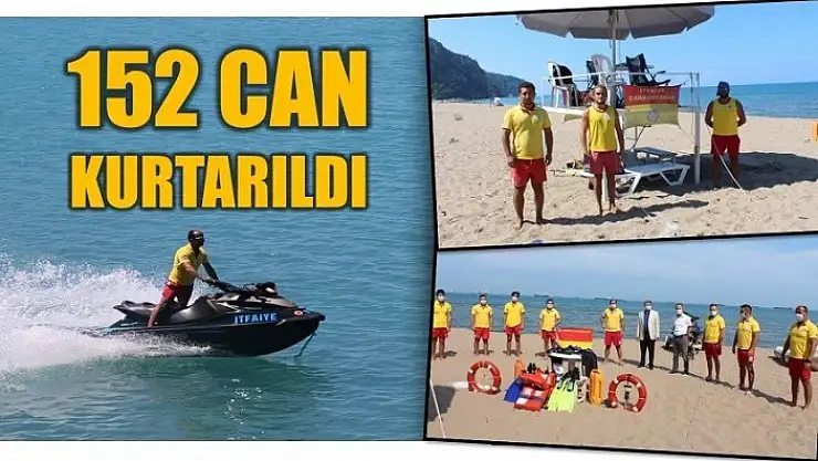 TAM 152 KİŞİ BOĞULMAKTAN KURTARILDI