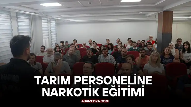 Tarım Personeline Narkotik Eğitimi