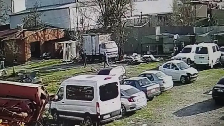 Tavuk kovalayan köpeği sopayla dövdüler  