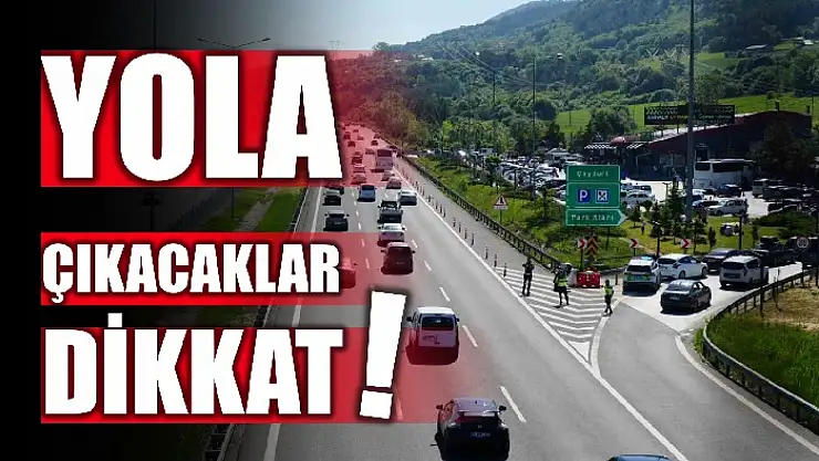 Trafik yoğunluğu yaşanıyor