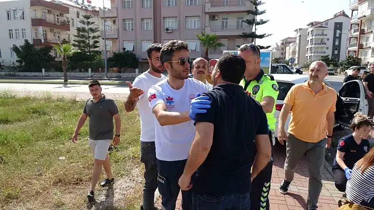 Test etmek istediği aracı hurdaya çevirdi, kavgayı polisler ayırdı
