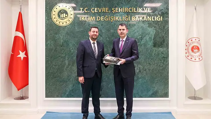 TİP'li Samandağ Belediye Başkanı'ndan Bakan Kurum'a teşekkür ziyareti