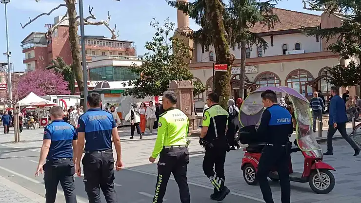 Trafiğe kapalı alanlarda motosiklet denetimi
