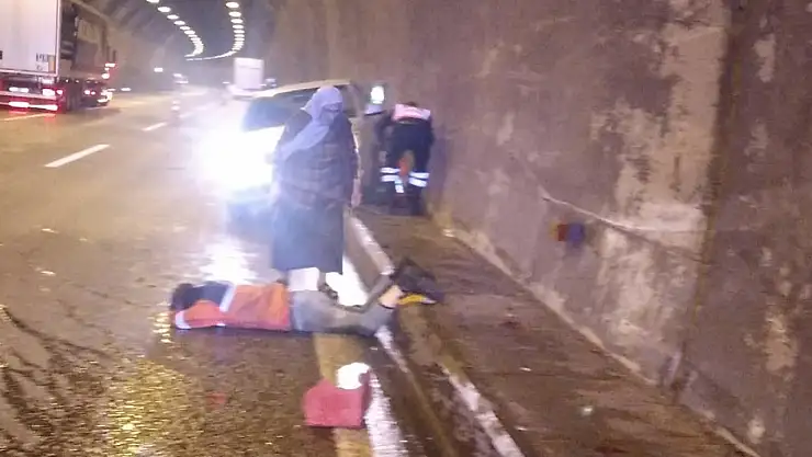 Tünelde feci kaza: 2 yaralı