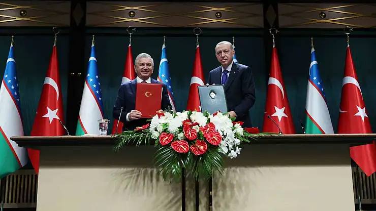 Türkiye ve  Özbekistan arasında 18 anlaşma
