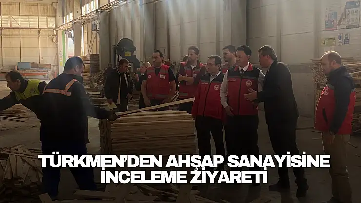 Türkmen'den Ahşap Sanayisine İnceleme Ziyareti