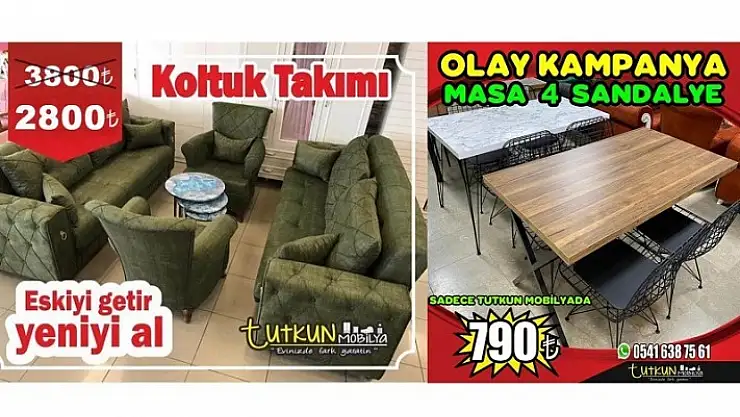 TUTKUN MOBİLYADA ŞUBAT AYI KAMPANYALARI BAŞLADI