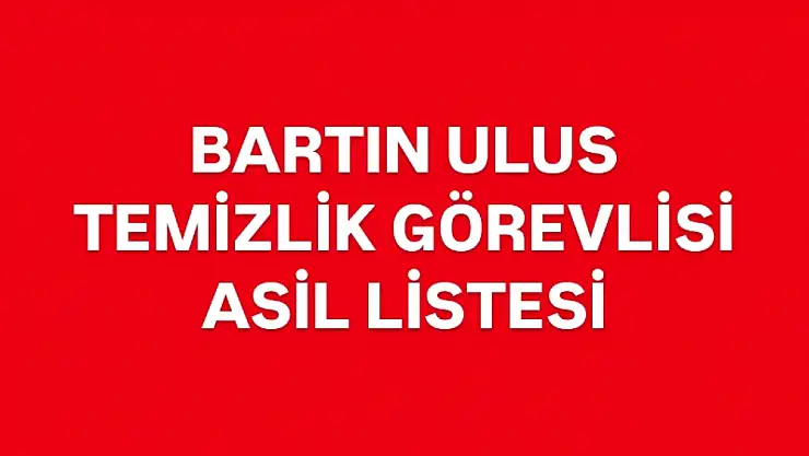 Ulus İlçesi TYP Tam Liste