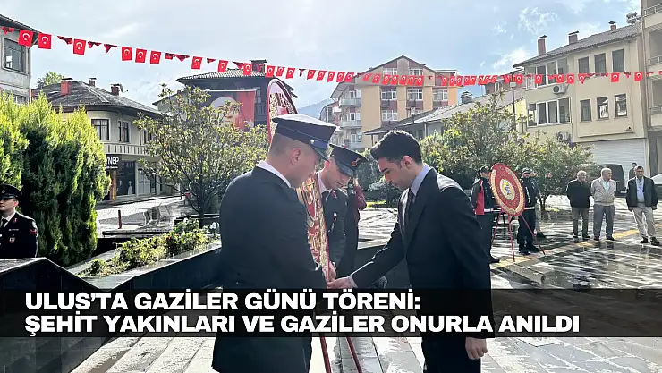 Ulus'ta Gaziler Günü Töreniyle Anıldı