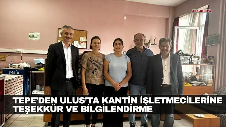 Ulus'ta Kantin İşletmecileri TÜRKAP Ziyaretinde