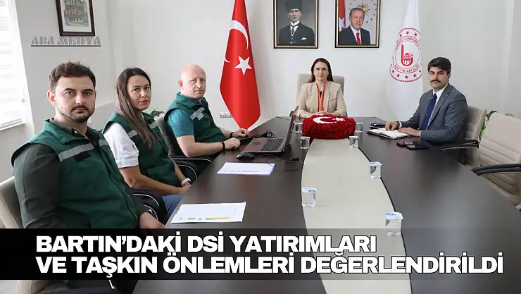 Vali Arslan, Bartın'daki DSİ Yatırımları ve Taşkın Önlemlerini Değerlendirdi