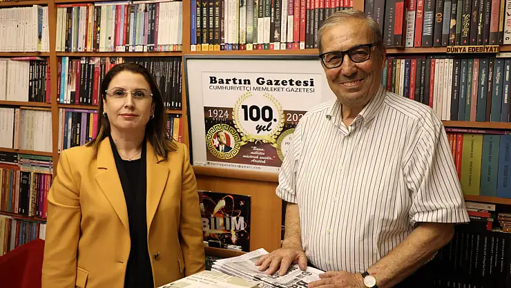Vali Arslan, Bartın Gazetesi'nin 100'üncü yaşını kutladı