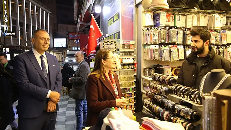 Vali Arslan'dan esnaf ziyareti