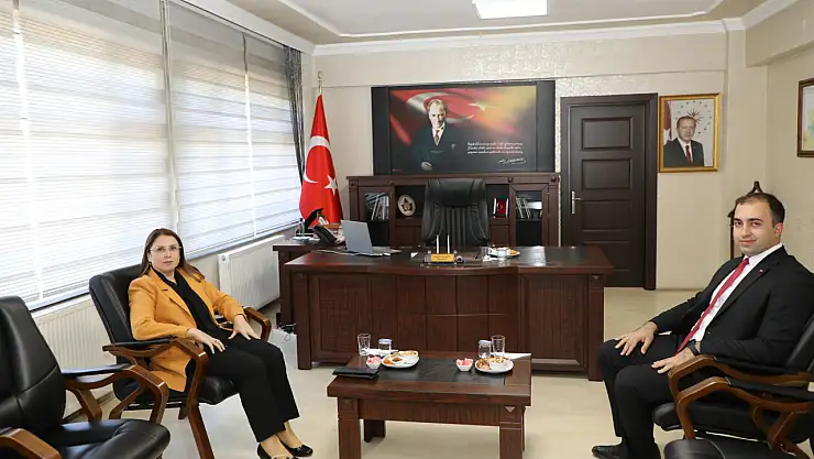 Vali Arslan'dan, Ulus Kaymakamına ziyaret