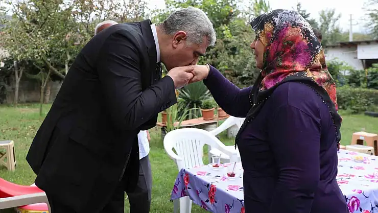 Vali Aslan'dan şehit ailesine ziyaret