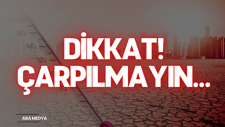 Vatandaşlar Dikkat! Çarpılmayın…