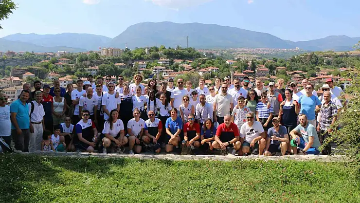 Yabancı milli sporcular Safranbolu'ya hayran kaldı